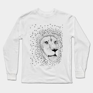 Lion Flower Long Sleeve T-Shirt